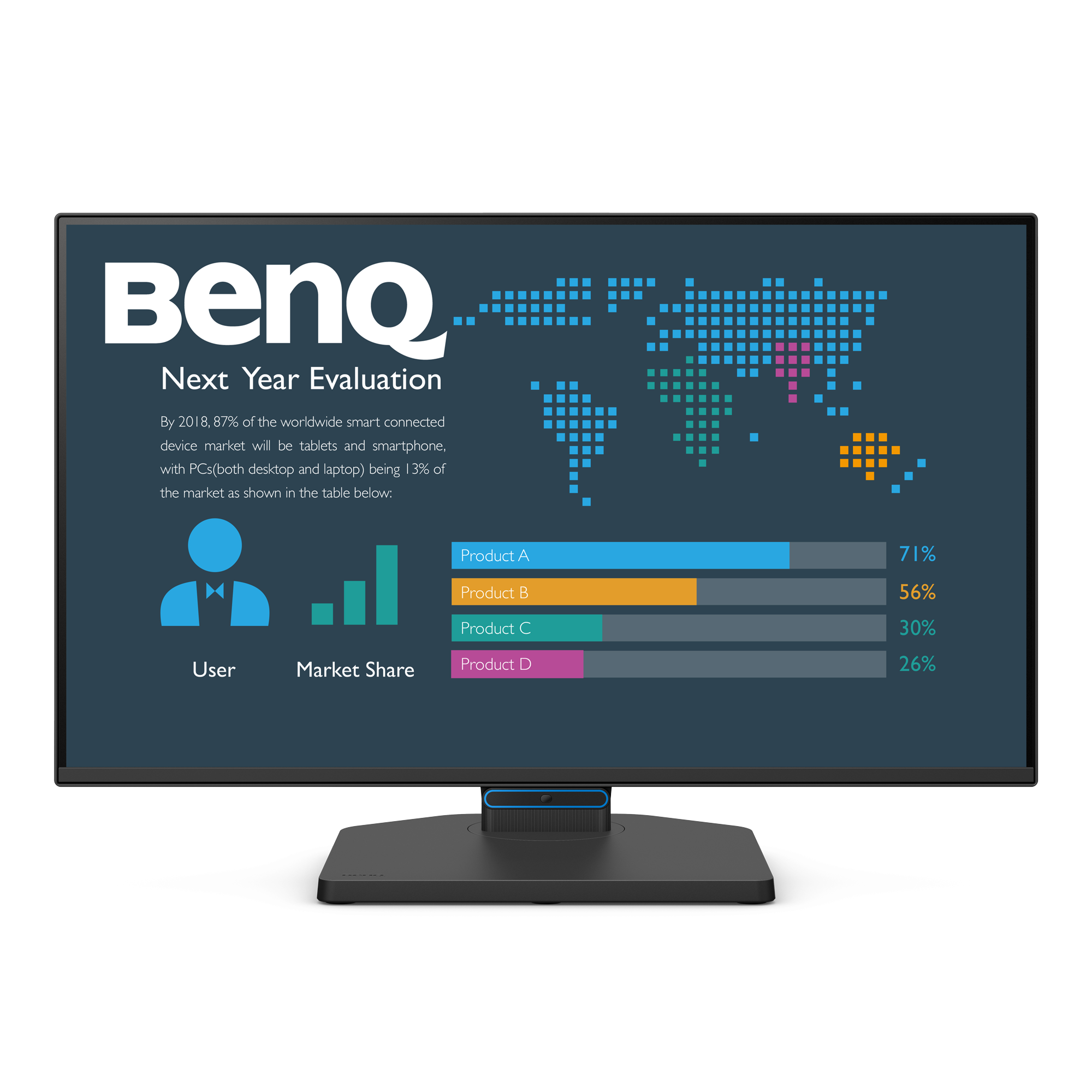 BL2490TC | 23.8” 1080p FHD BenQ Eye-Care 健康护眼显示器