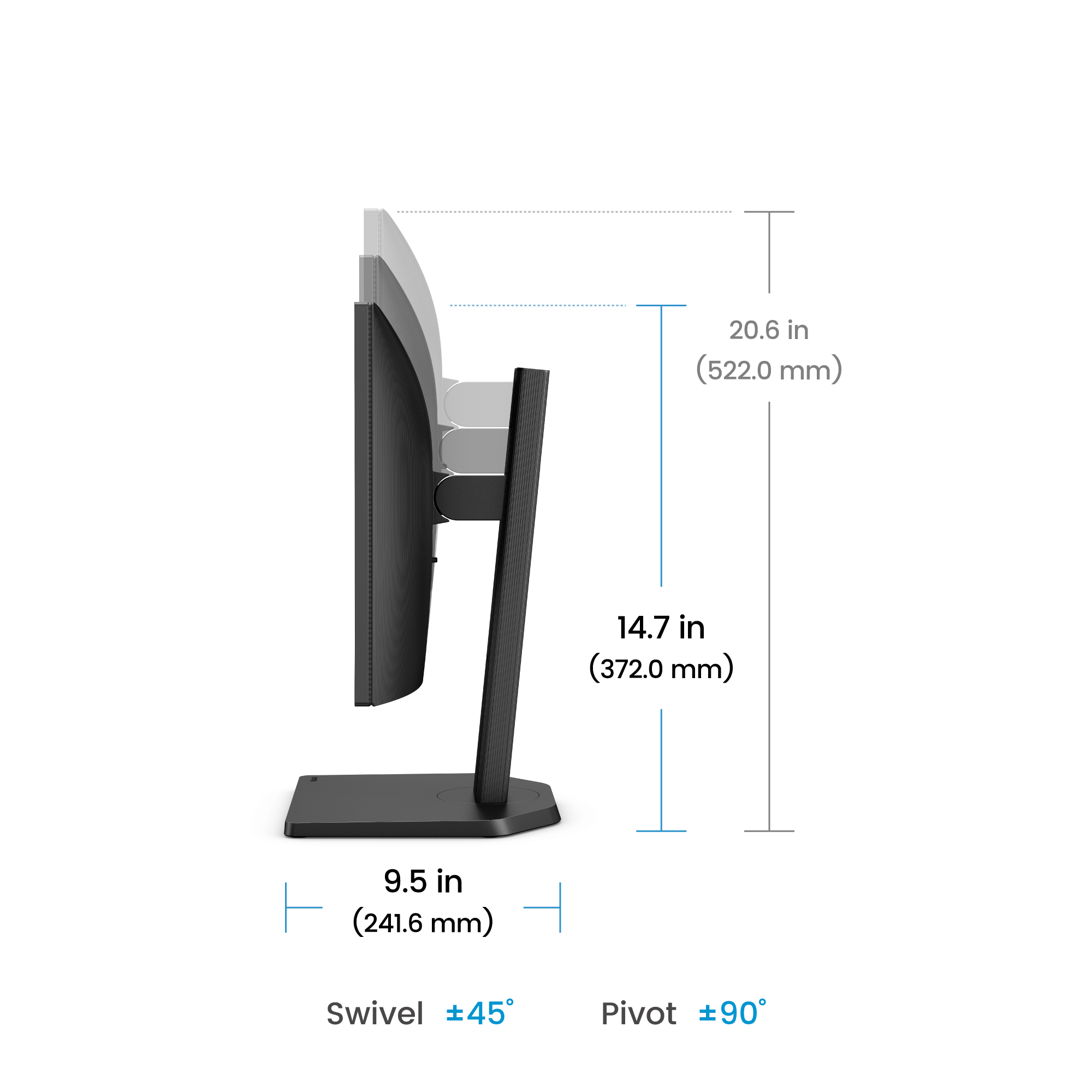 BL2490TC | 23.8” 1080p FHD BenQ Eye-Care 健康护眼显示器
