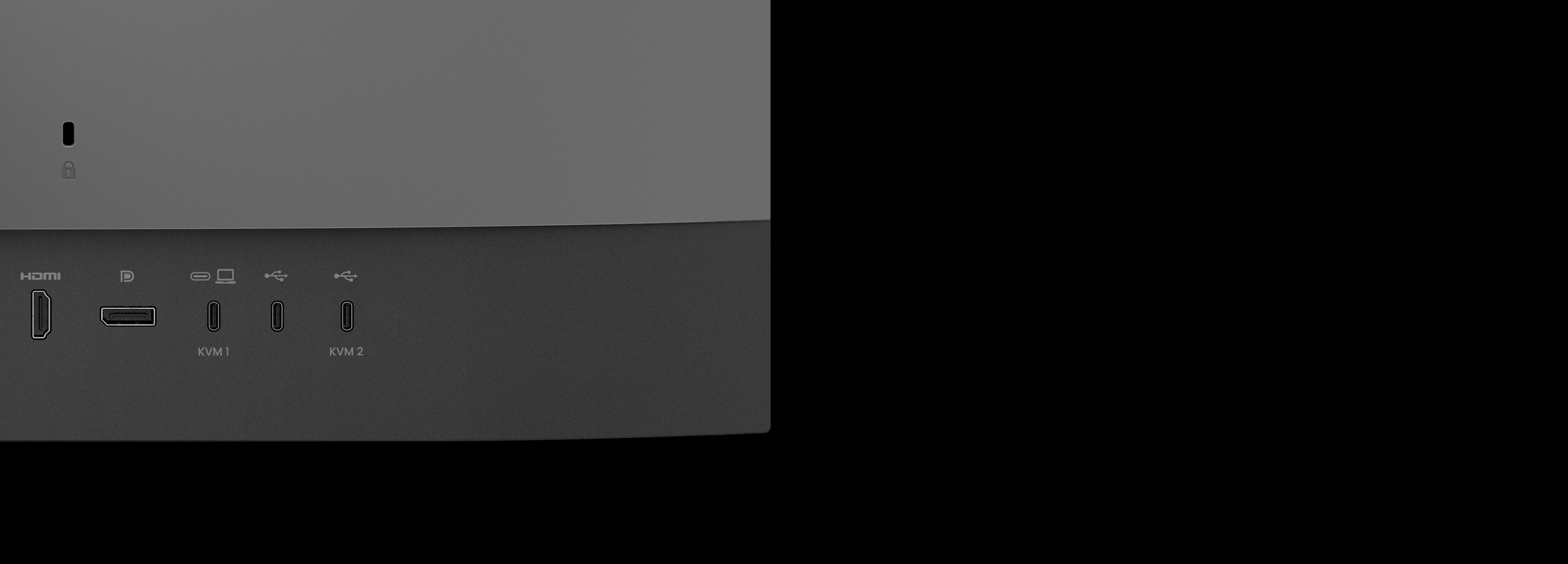 IO ports and all-in-one USB-C connection