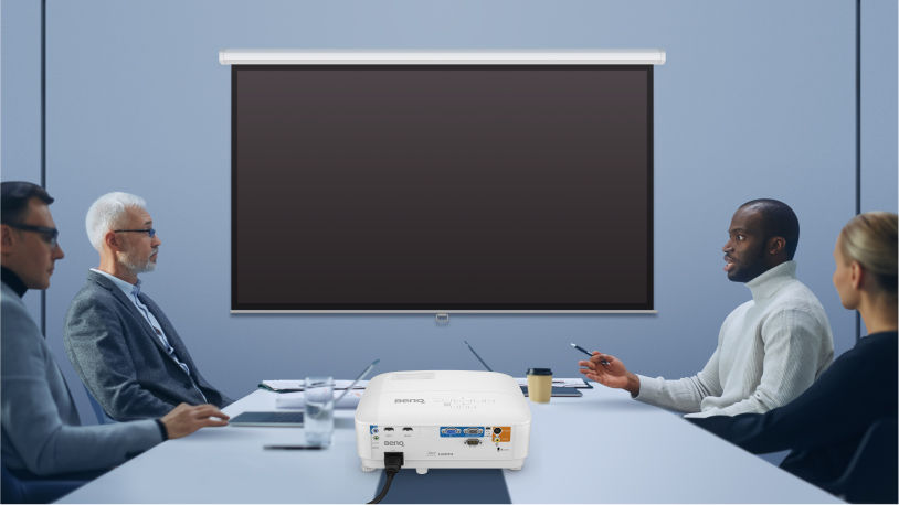 Eco Blank automatically lowers the projector brightness when no signal input in 3 mins 