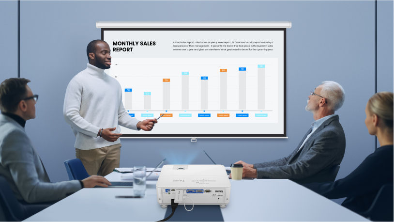 按下Eco Blank按钮可关闭图像一段时间，节省70%的灯功率