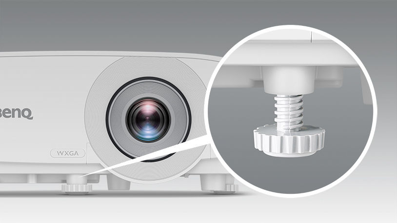 BenQ MW560 has Retractable Adjustment Foot to enhance flexibility