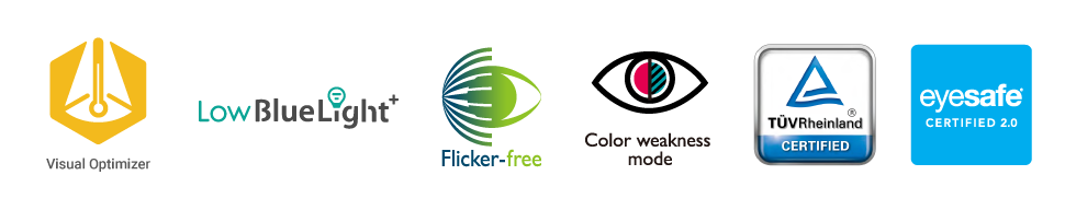 BenQ EW2790Q features a Low Blue Light panel designed to reduce eye strain, ensuring your personal moments remain uninterrupted. Experience unmatched eye comfort with our Brightness Intelligence Gen2, which dynamically adjusts screen brightness and color temperature based on ambient lighting. 