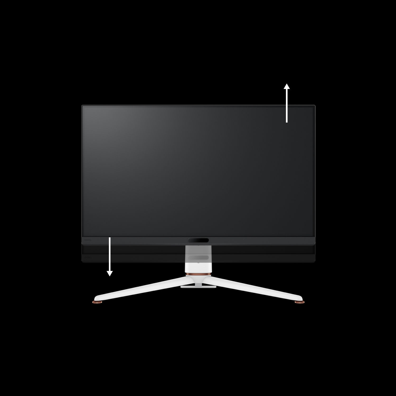 BenQ MOBIUZ EX321UX is flexible for height adjustment to bring you gaming comfort