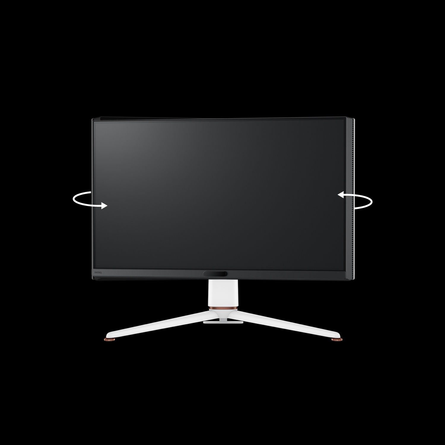 BenQ MOBIUZ EX321UX is flexible for swivel adjustment to bring you gaming comfort