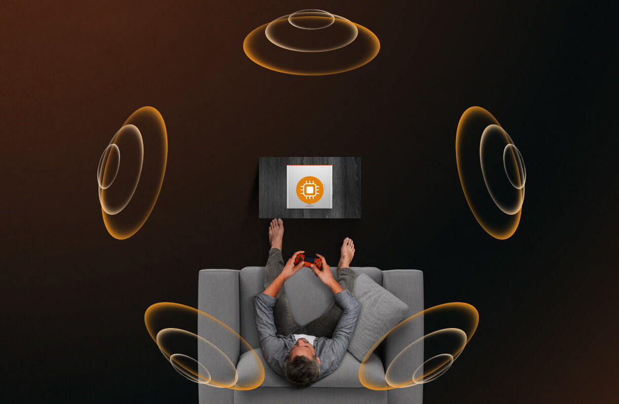 X3100i 搭載獨家 CinematicSound 調校技術的 BenQ 遊戲投影機