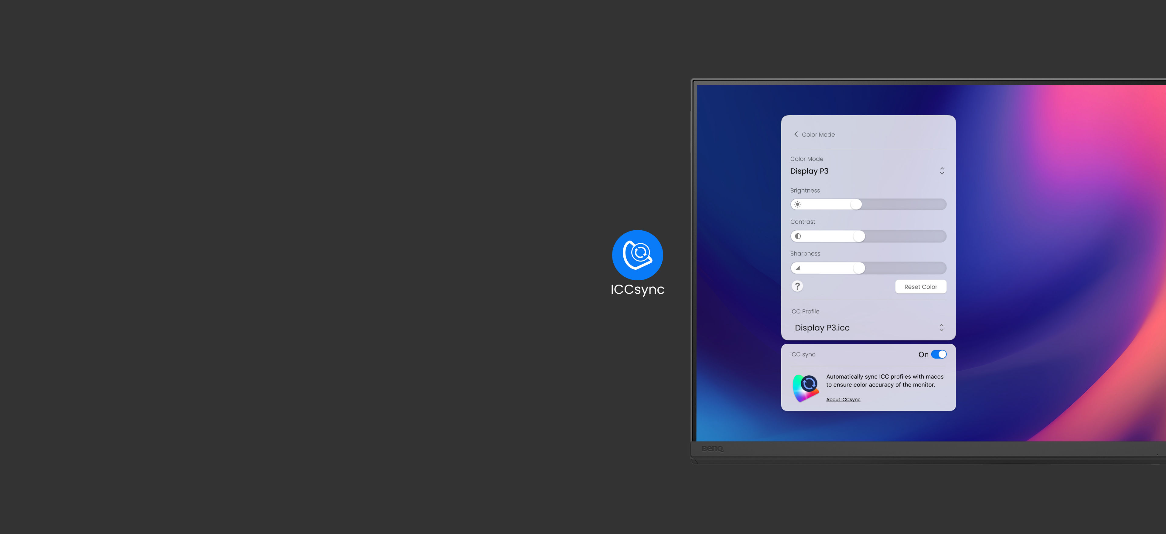 ICCsync automatically matches and syncs ICC profiles