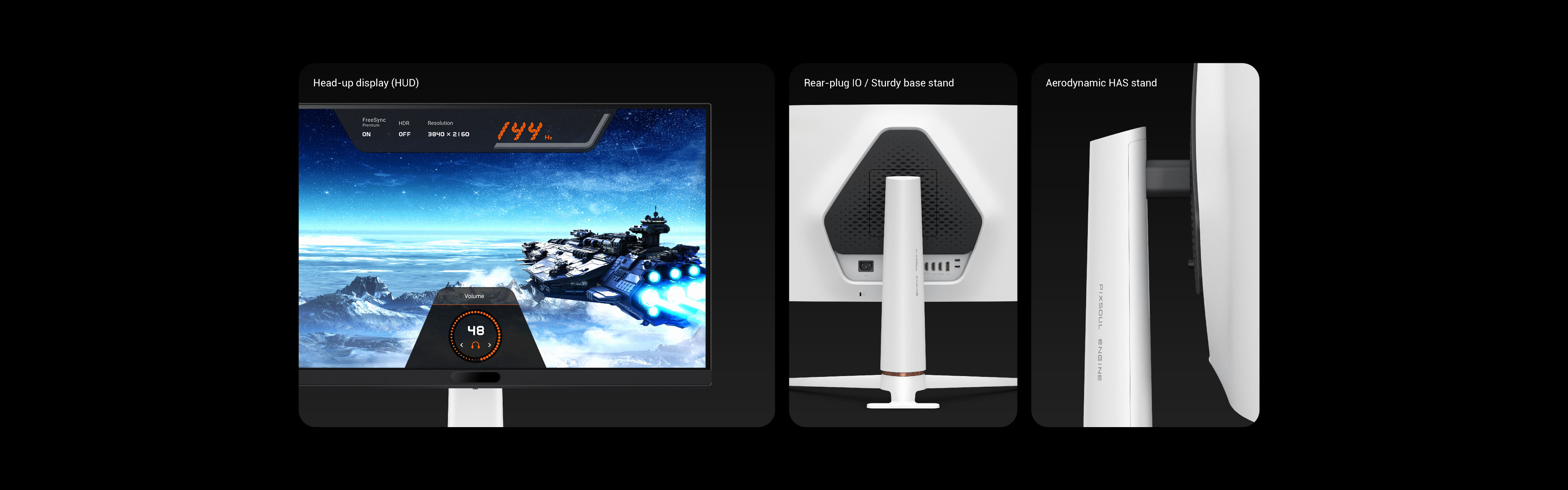 BenQ MOBIUZ Gaming Monitor with Cutting-edge Design Mirrors the Seek Lines of a Spacecraft