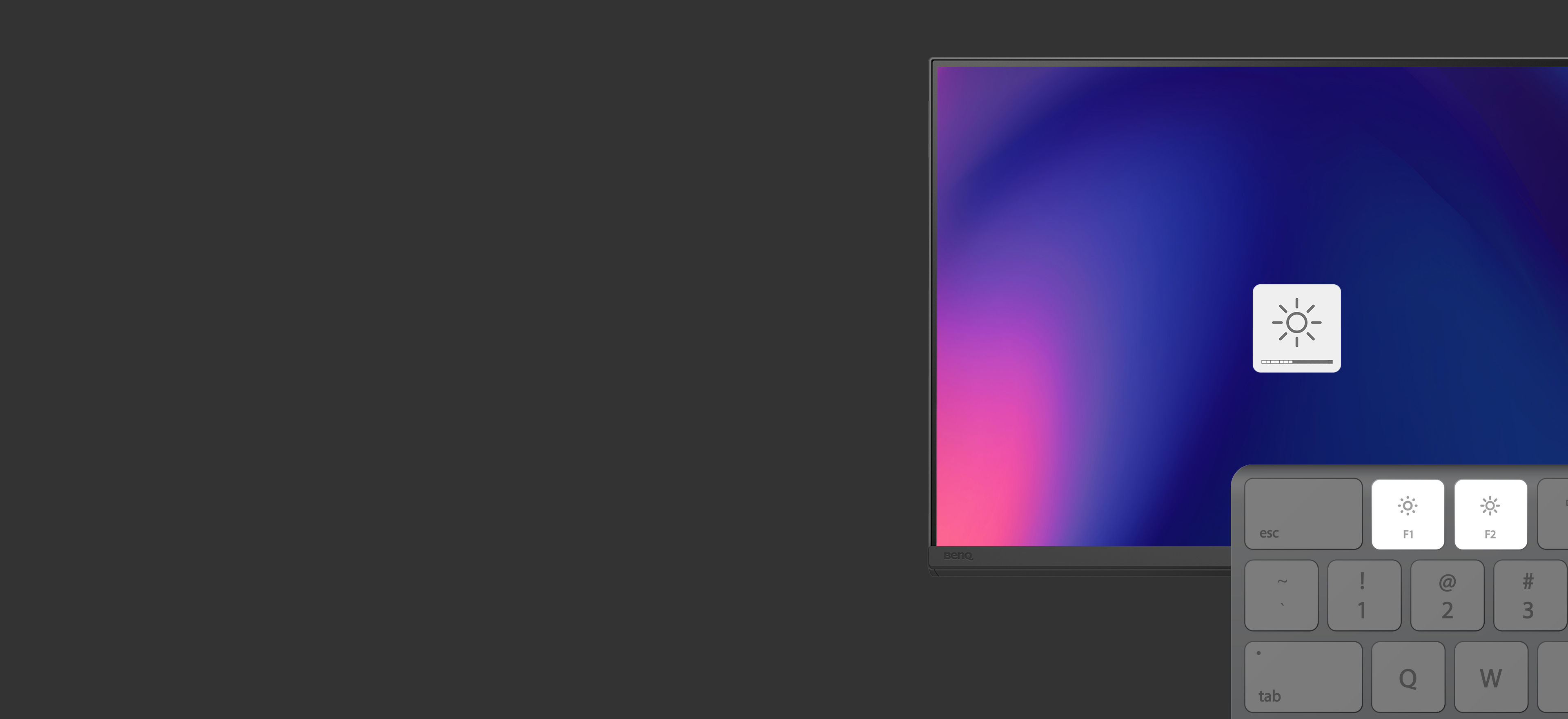 adjust display brightness using your Mac keyboard