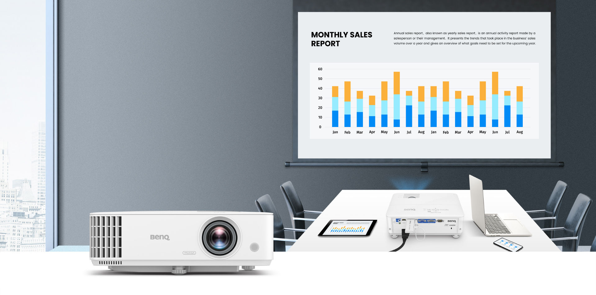 MU613 | 4000AL WUXGA Wi-Fi Ready Business Projector