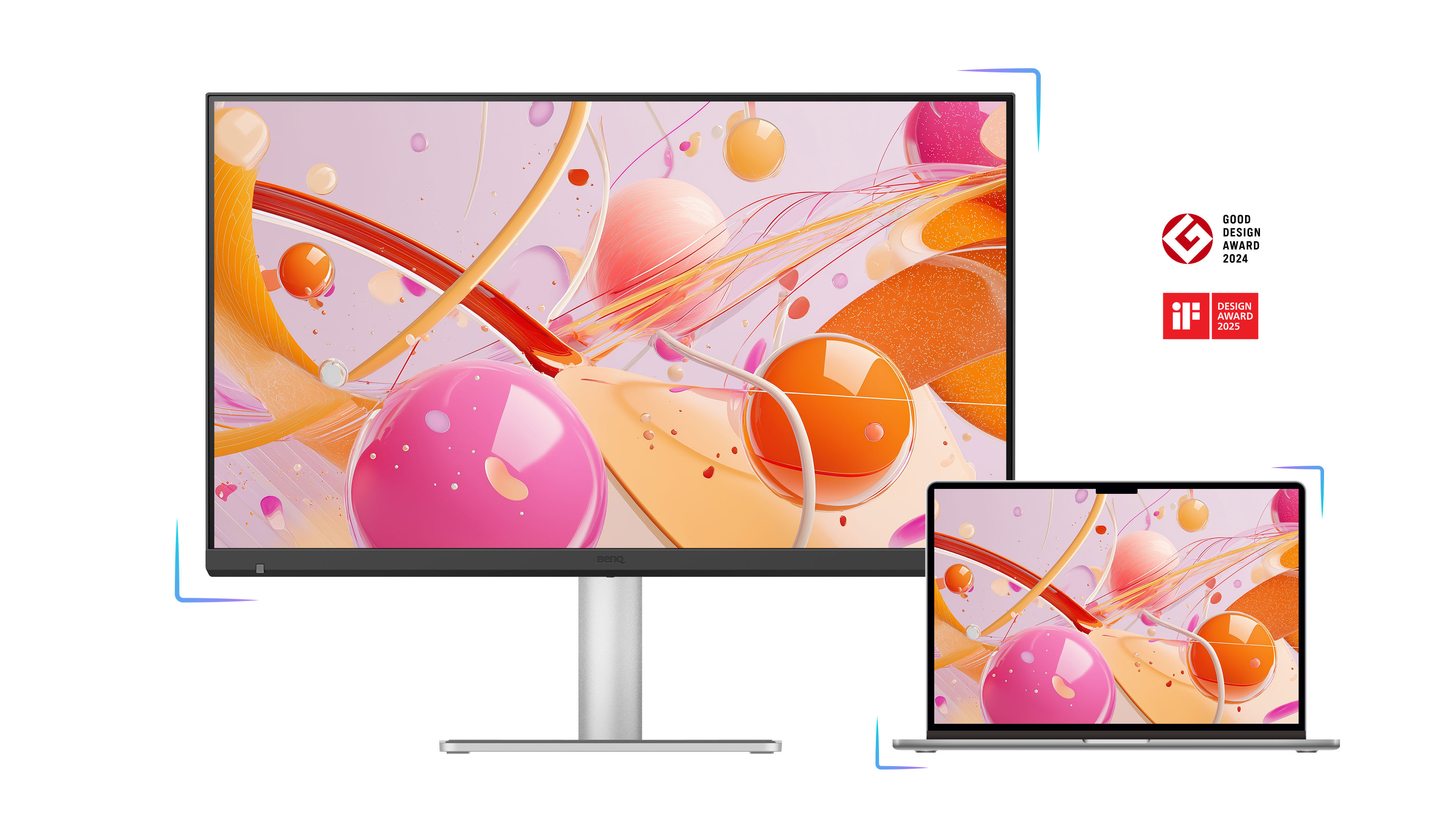BenQ MA270S 就像 Mac，綻放原色。 5K  細節，極致展現