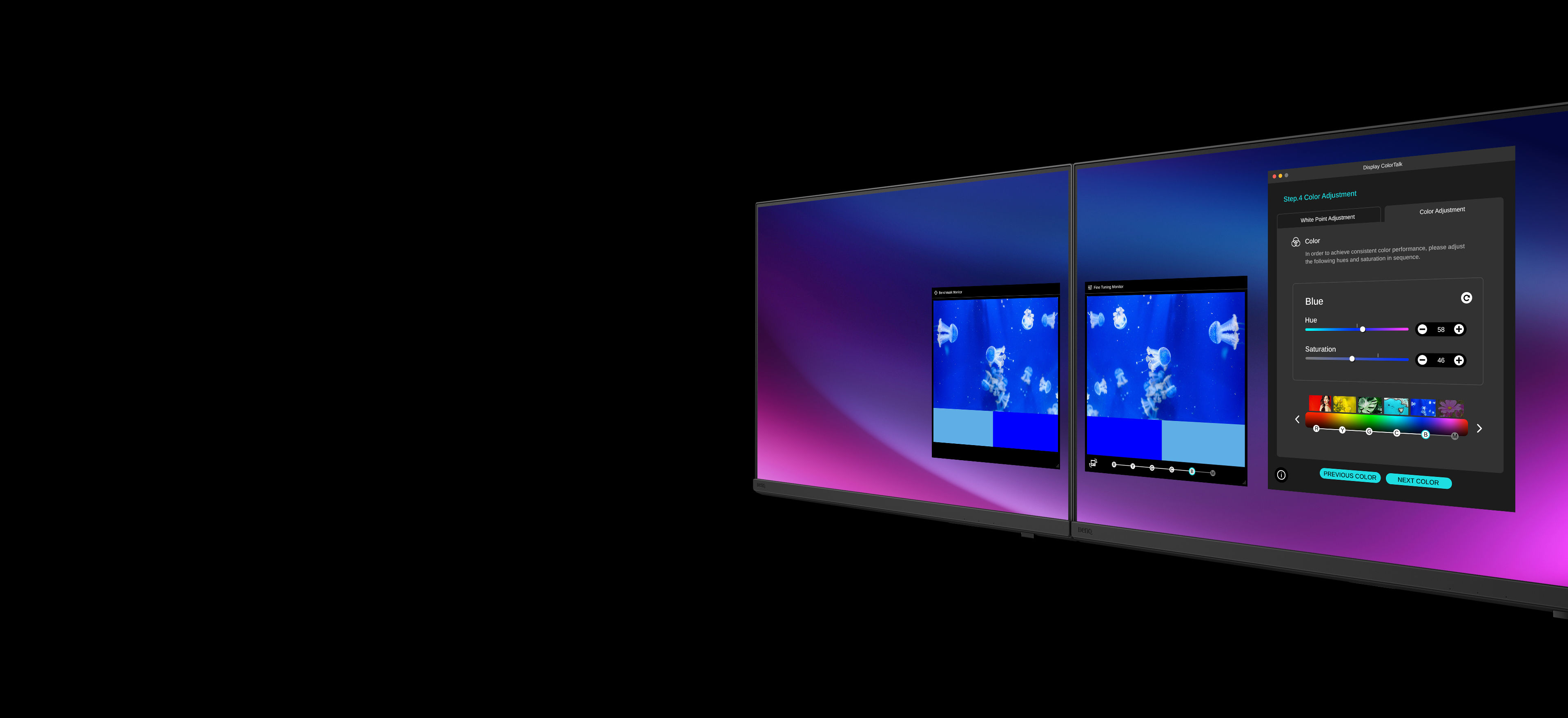 Offers an intuitive interface for creative professionals to easily match colors between two monitors