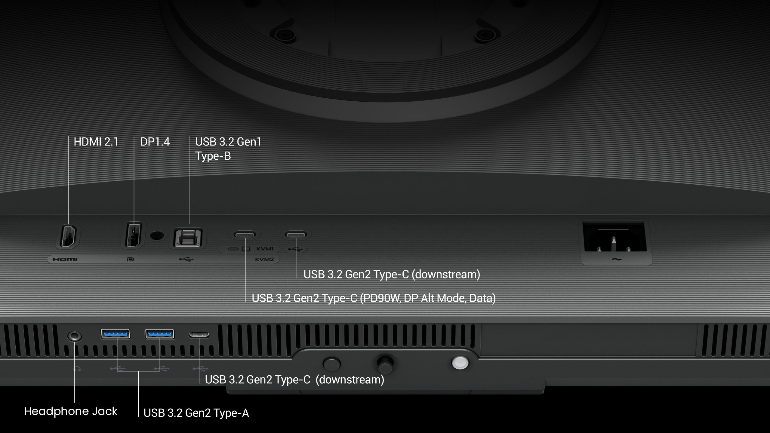 With BenQ RD280UG's versatile ports, front or back within easy reach, connecting your devices is effortless, quick, and simple.
