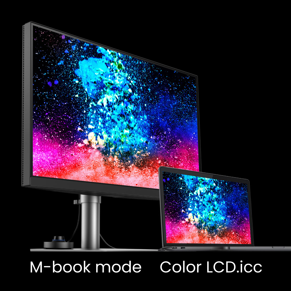 BenQ exclusive M-book mode provides active color syncing, creating an additional layer of color precision assurance. 