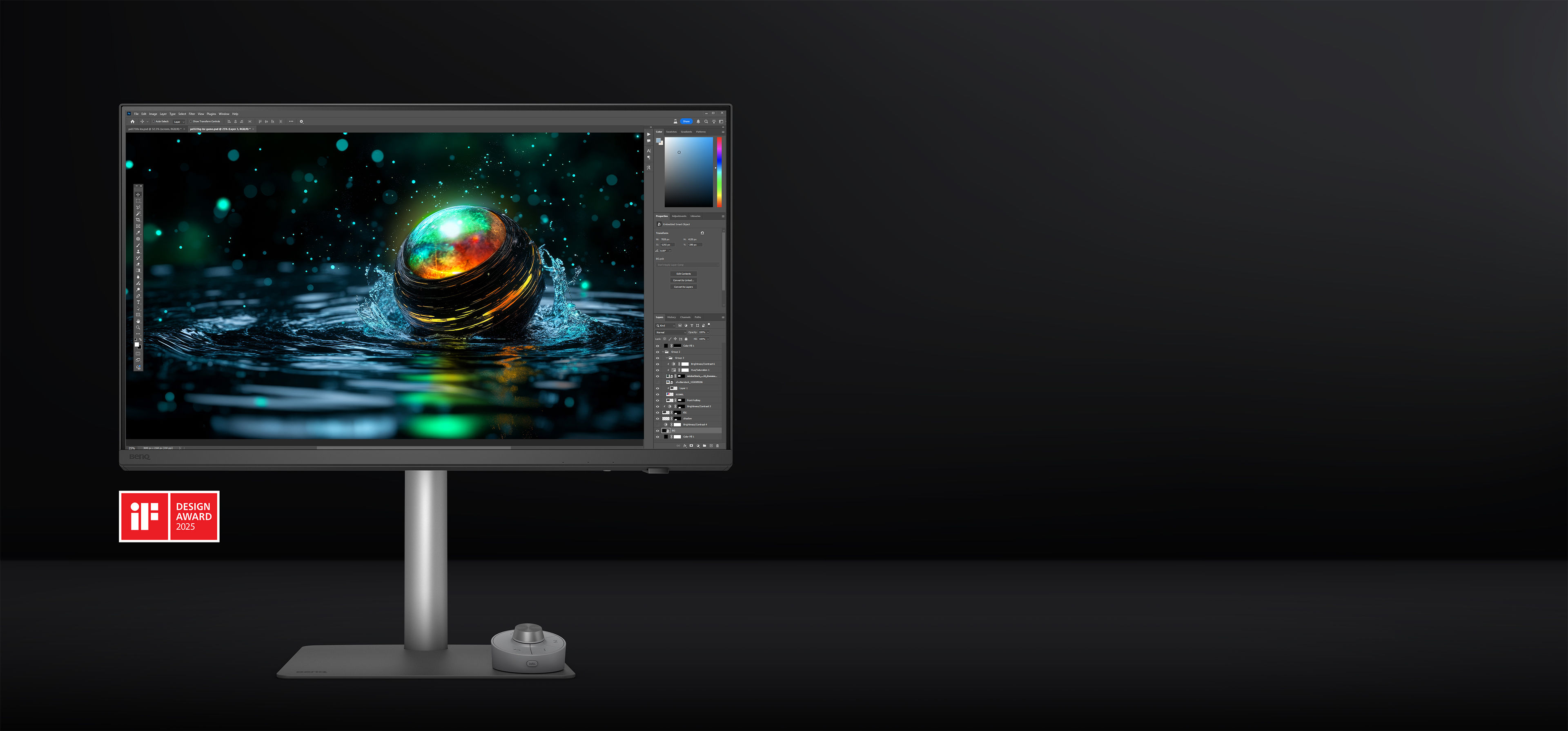 BenQ PD2730S 27英寸5K 2000:1 P3色域 雷电4