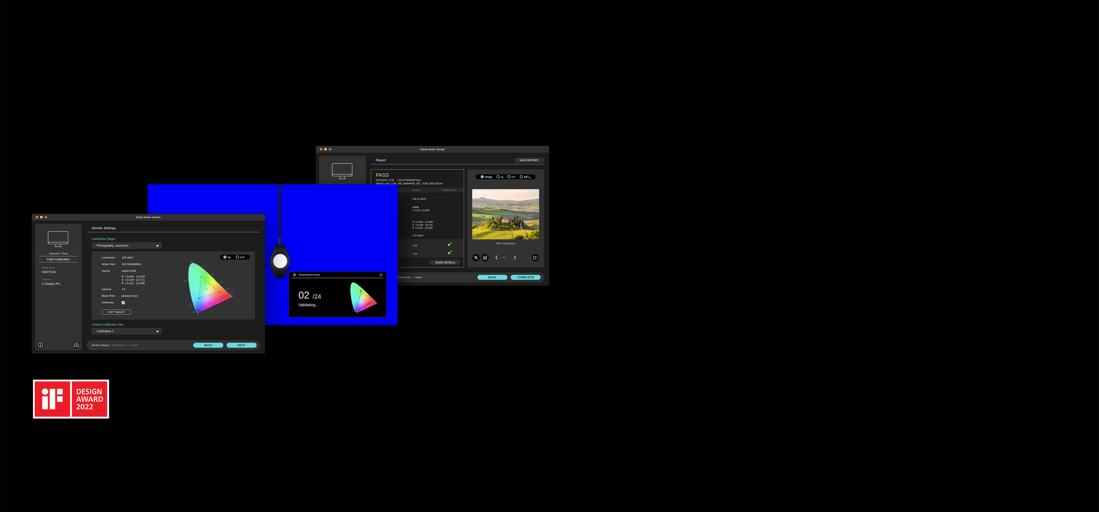 BenQ Palette Master Ultimate is the software for Hardware Calibration. Tune and maintain the color performance of your monitors with Palette Master Ultimate software and get the optimal color consistency in 3 steps. 
