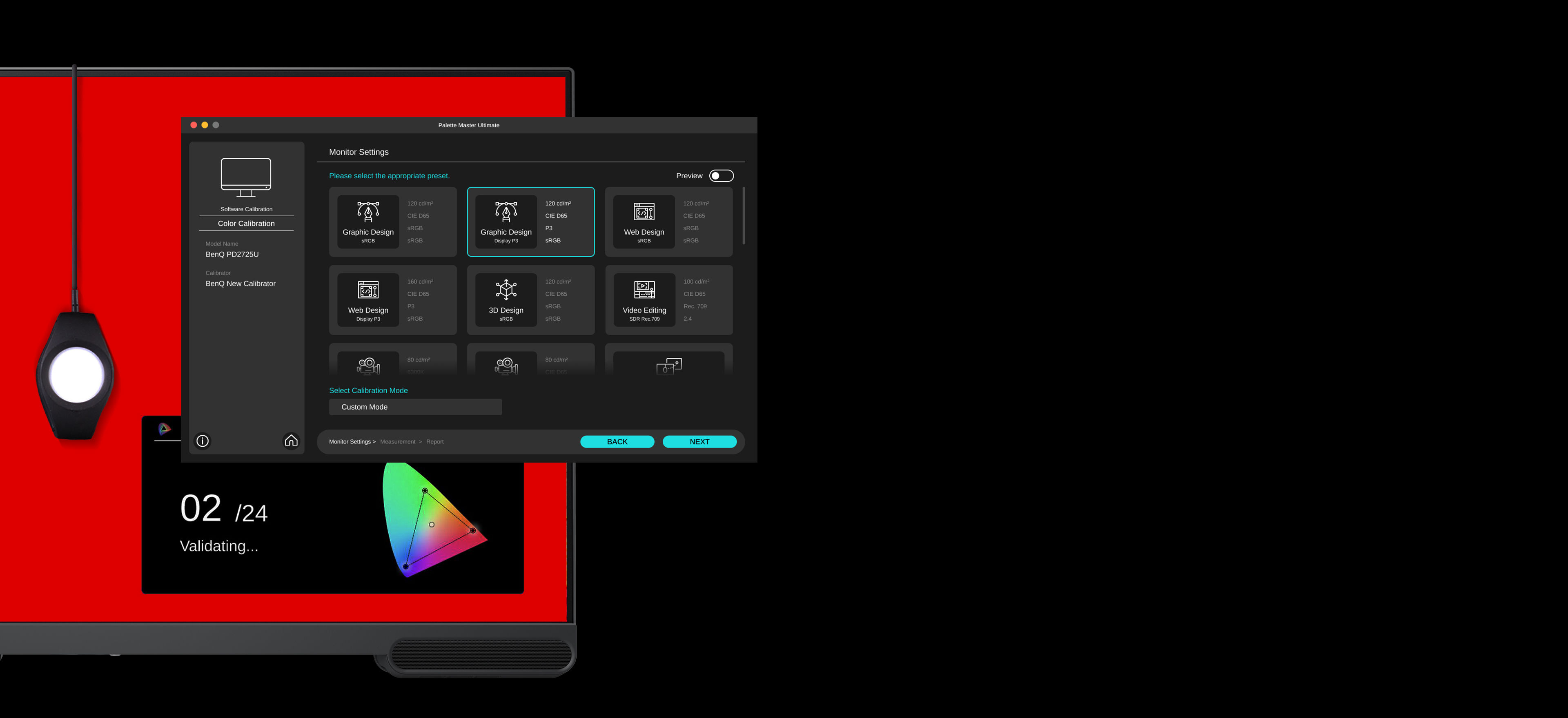 Palette Master Ultimate Achieve More Precise Color Matching with a Calibrator