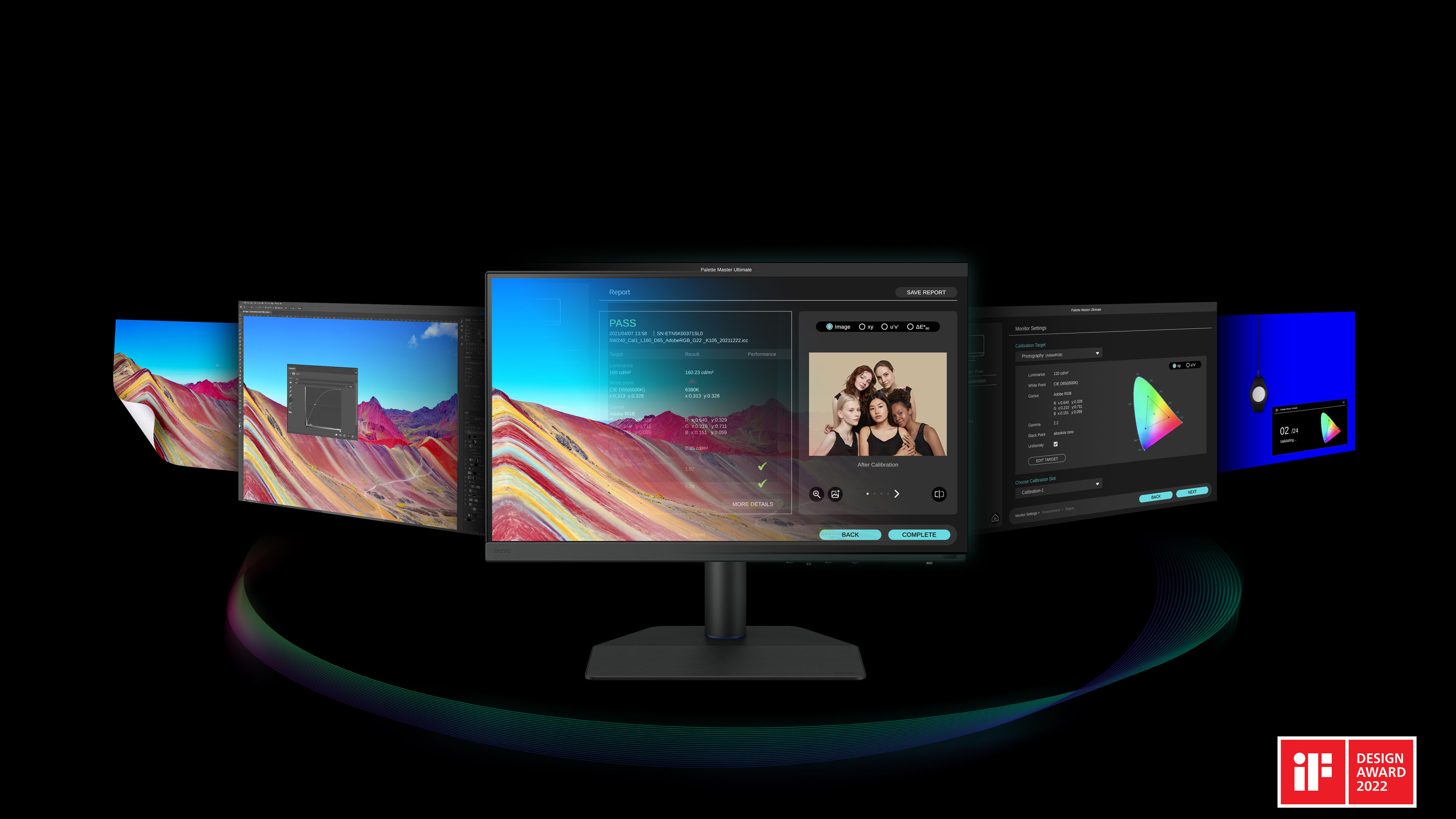 BenQ独家软件「Palette Master Ultimate」，实现硬件校准和便利的色彩管理流程