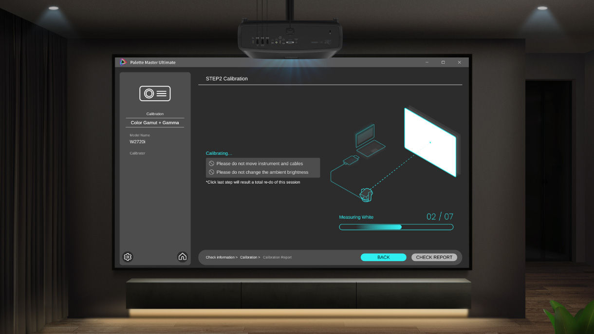 onsite professional color calibration at home