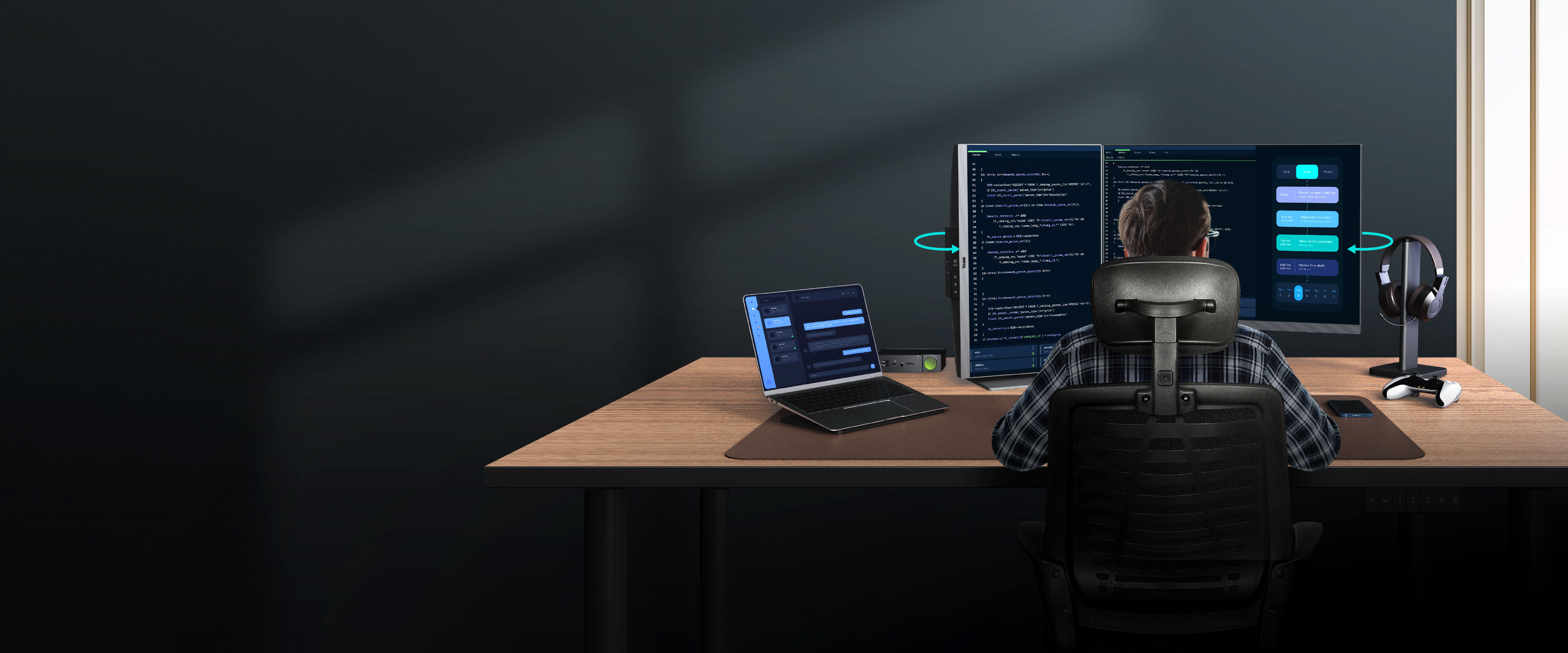 BenQ RD Series relieves prolonged neck and body aches. BenQ Programming Monitors prioritize your comfort for long-term projects.
