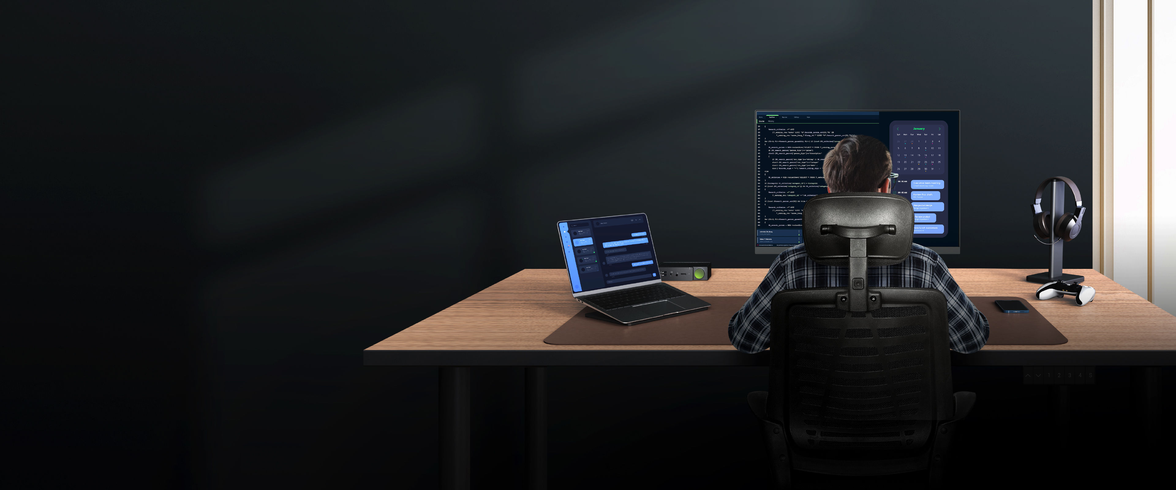 BenQ RD Series relieves prolonged neck and body aches. BenQ Programming Monitors prioritize your comfort for long-term projects.