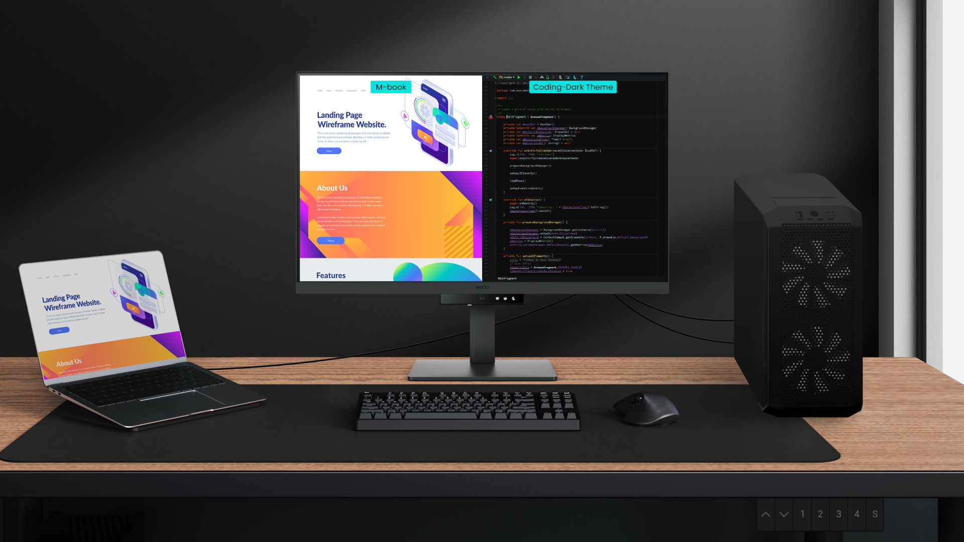 RD320U's DualView Plus simplifies multi-device displays by letting you customize color modes across applications or windows.