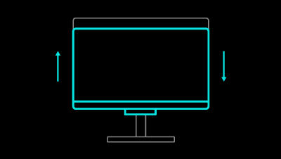 BenQ RD320U has equipped with height adjustment stand for your body comfort