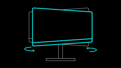 BenQ RD320U has equipped with swivel for your body comfort