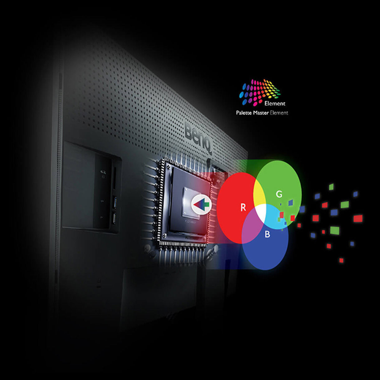 经硬件校准的色彩准度