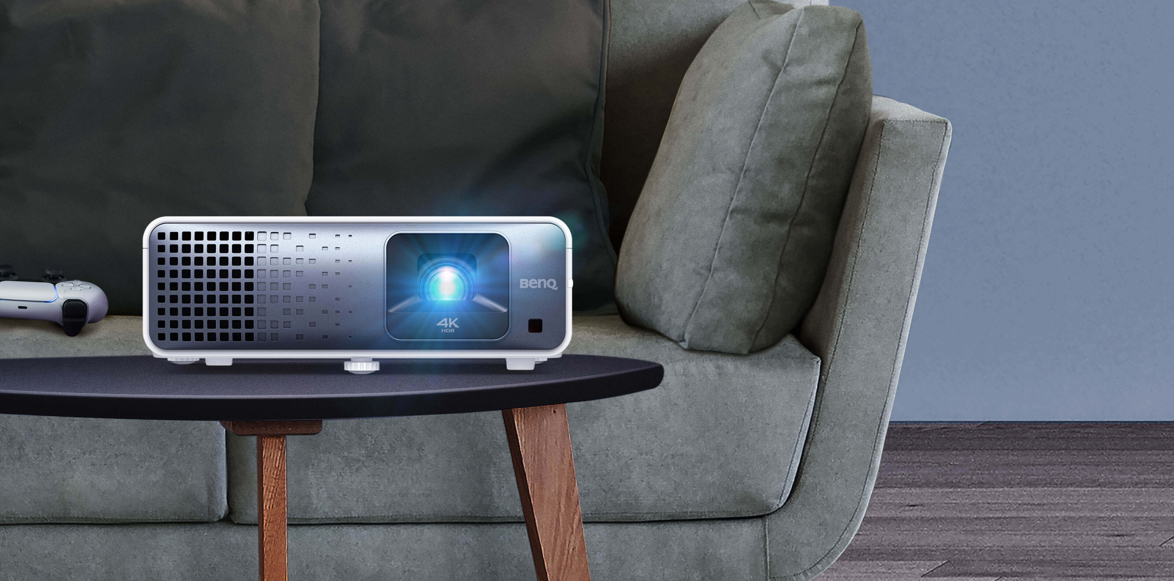 BenQ TK710 4K 3200lm Laser Casual Gaming Projector with 16ms low input lag